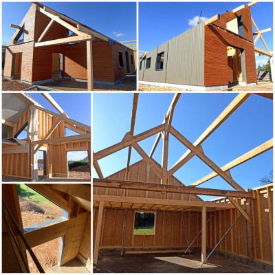 Construction d’une maison ossature bois en Côte-d’Or